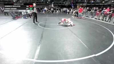 75 lbs Consolation - Dominick DeFilippis, Yale Street vs Caiden Crusen, MPR Wrestling