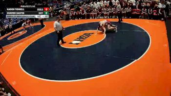 215 lbs Semis & 1st Wrestleback (8 Team) - Kaden Tidwell, Vandalia vs Hunter Eastin, Tolono (Unity)