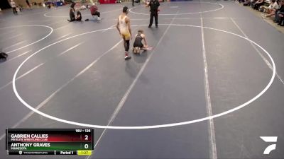 126 lbs Champ. Round 2 - Anthony Graves, Minnesota vs Gabrien Callies, MN Elite Wrestling Club