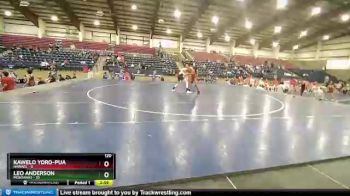 120 lbs Round 1 (8 Team) - Kawelo Yoro-Pua, Hawaii2 vs Leo Anderson, MONTANA3