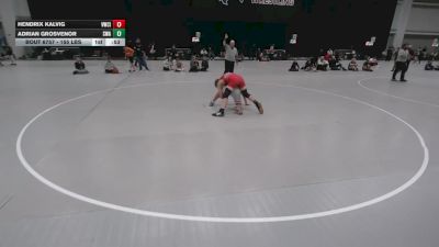 155 lbs Cons. Rd Of 16 - Adrian Grosvenor, Siouxland Wrestling Academy vs Hendrix Kalvig, Viking Wrestling Club (IA)