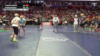 1A-113 lbs Semifinal - Kaiden Belinsky, Don Bosco vs Conner Morrow, Akron-Westfield
