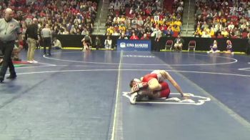 1A-113 lbs Cons. Round 5 - Colter Lenze, Earlham vs Leyton Elmquist, Audubon