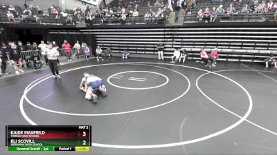 123 lbs Cons. Round 2 - Eli Scovill, Herriman High School vs Kaide Maxfield, Tooele High School
