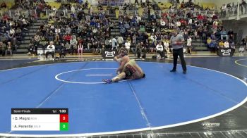 160 lbs Semifinal - Devon Magro, Bishop McCort vs Alessio Perentin, Delbarton-NJ
