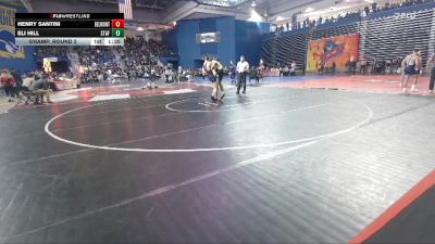150 lbs Champ. Round 2 - Henry Santini, Belmont Hill vs Eli Hill, Stafford