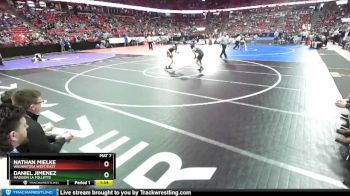 D1-113 lbs Champ. Round 1 - Nathan Mielke, Wauwatosa West/East vs Daniel Jimenez, Madison La Follette