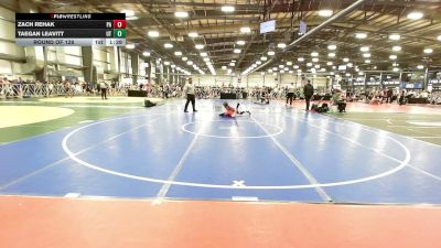 120 lbs Round Of 128 - Zach Rehak, PA vs Taegan Leavitt, UT