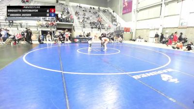 U20 Women - 65 lbs Cons. Round 4 - Bridgette Sotomayor, AZ vs Amanda Jaeger, KS