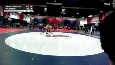 106 lbs Semifinal - Aaron Contreras, West Covina vs Kaleb Ortiz, La Habra