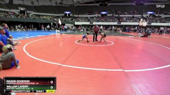 National 3-5 60 Champ. Round 1 - Mason Goodson, Poquoson Athletic Association vs William Landry, New Kent Wrestling Club