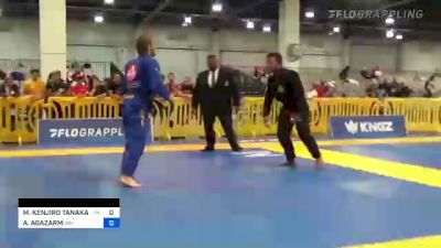 MARLON KENJIRO TANAKA FAGUNDES vs AJ AGAZARM 2022 American National IBJJF Jiu-Jitsu Championship