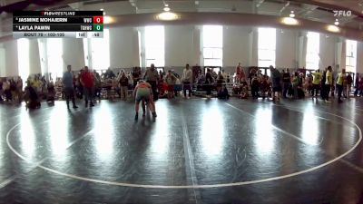 103-105 lbs Semifinal - Jasmine Mohajerin, Williamsburg Wrestling Club vs Layla Pawin, The GOAT House Wrestling Club