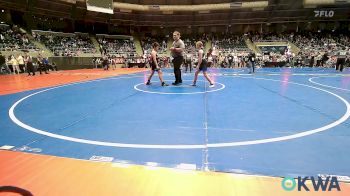 130 lbs Round Of 16 - Peyton MCELFRESH, Noble Takedown Club vs Gideon Barker, Tecumseh Youth Wrestling