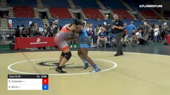 164 lbs Cons 16 #2 - Grace Coleman, Pennsylvania vs Heaven Byrd, Georgia
