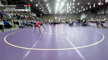 130 lbs Cons. Round 6 - Stella Wheeler, Ozark vs Josie Clouse, Gardner Edgerton