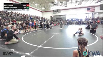 43 lbs Round Of 16 - Trek Castor, Woodward Youth Wrestling vs Henrik Goodgion, Chandler Takedown Club