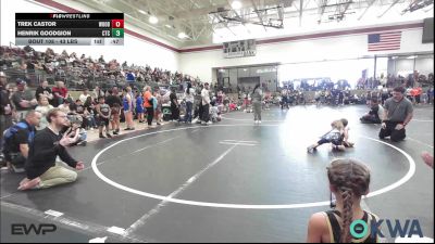 43 lbs Round Of 16 - Trek Castor, Woodward Youth Wrestling vs Henrik Goodgion, Chandler Takedown Club