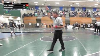 190 lbs Champ. Round 1 - Sean Chappell, Corona Del Sol vs Ben Magana, La Costa Canyon