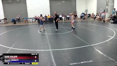 83 lbs Placement Matches (16 Team) - Dane Malone, Pennsylvania Red vs Elijah Merritt, Georgia