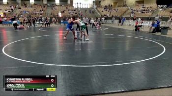 250 lbs 3rd Place Match - Oskar Ward, Wildcats Wrestling vs Kyngston Russell, Blackman Wrestling Club