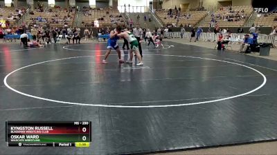 250 lbs 3rd Place Match - Oskar Ward, Wildcats Wrestling vs Kyngston Russell, Blackman Wrestling Club