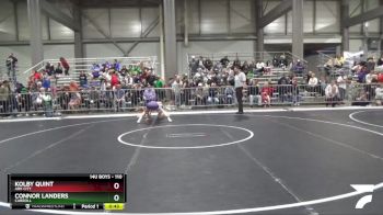 110 lbs Cons. Round 3 - Connor Landers, Carroll vs Kolby Quint, Ark City