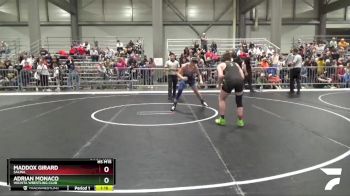 140 lbs Semifinal - Adrian Monaco, Wichita Wrestling Club vs Maddox Girard, Salina