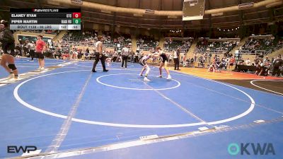 98 lbs Consolation - Elaney Ryan, Grove Takedown Club vs Piper Martin, Black Fox Wrestling Club