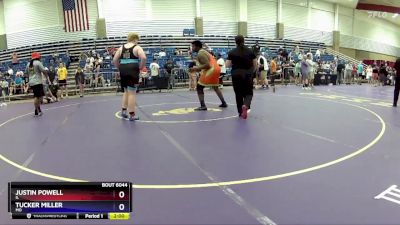 285 lbs Quarterfinal - Justin Powell, IL vs Tucker Miller, MO