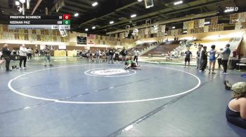 126 lbs 3rd Place Match - Preston Schreck, Rough House vs Keenan Paz, Gold Rush Wrestling