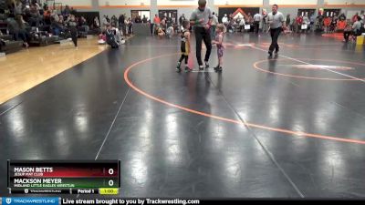 SPW-3 lbs Quarterfinal - Mackson Meyer, Midland Little Eagles Wrestlin vs Mason Betts, Jesup Mat Club