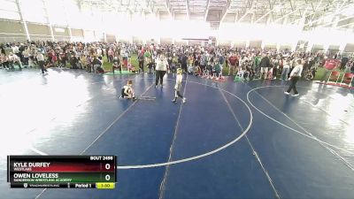 75 lbs Cons. Round 2 - Owen Loveless, Sanderson Wrestling Academy vs Kyle Durfey, Westlake