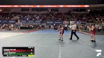 D 1 113 lbs Champ. Round 1 - Zach Bonano, Central - B.R. vs Ethan Taylor, Destrehan