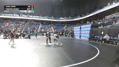 1A/2A 106 Quarterfinal - Eliel Lopez, Rosewood High School vs Weston Adams, Murphy