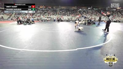 B5A-106 lbs Champ. Round 1 - Rhett Hardy, El Reno vs Booker Dahlman, Shawnee