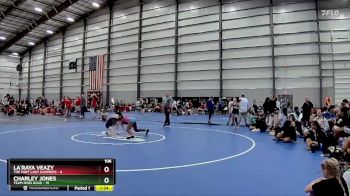 106 lbs Quarters - La`Raya Veazy, The Fort Lady Hammers vs Charley Jones, Team Ohio Gold