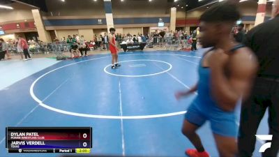 152 lbs Cons. Round 3 - Dylan Patel, Power Wrestling Club vs Jarvis Verdell, Texas