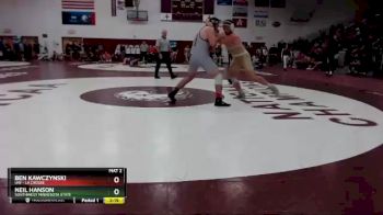 285 lbs Semifinal - Neil Hanson, Southwest Minnesota State vs Ben Kawczynski, UW - La Crosse