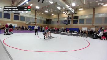 100lbs Cons. Round 4 - Shan-Lee Salazar, Orting (Girls) vs Janissa Barrera, Othello (Girls)