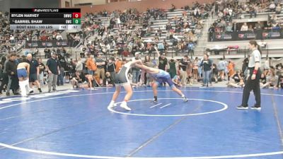 155 lbs Champ. Rd Of 16 - Gabriel Shaw, Outlaw Wrestling Club vs Rylen Harvey, St. Maries Wrestling Club