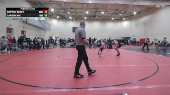 150 lbs Cons. Round 3 - Carson Hix, Teays Valley vs Griffen Beery, Marysville