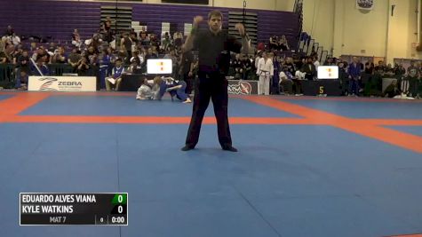 Eduardo Alves Viana vs Kyle Watkins Part 1 IBJJF 2016 New York BJJ Pro