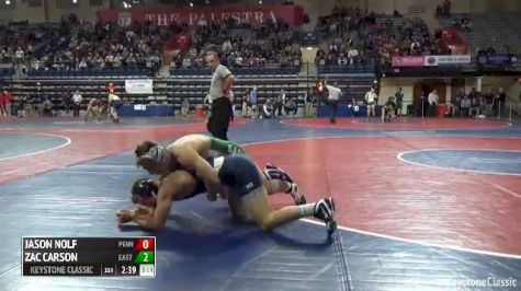 157 Quarter-Finals - Jason Nolf, Penn State vs Zac Carson, Eastern Michigan