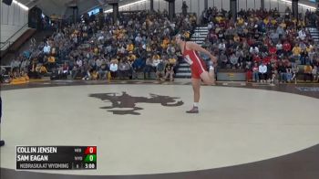 285 lbs Sam Eagan, Wyoming vs Collin Jensen, Nebraska