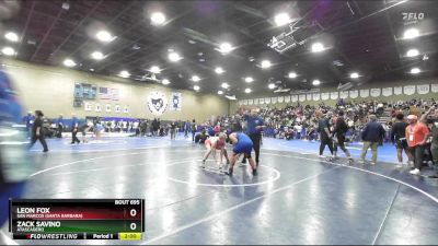 165 lbs Champ. Round 3 - Leon Fox, San Marcos (Santa Barbara) vs Zack Savino, Atascadero