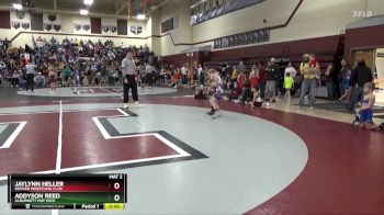 PW-2 lbs Quarterfinal - Jaylynn Heller, Denver Wrestling Club vs Addyson Reed, Alburnett Mat Pack