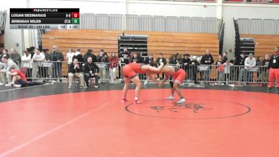 190 lbs Round Of 16 - Logan Desmarais, New Bedford vs Jeremiah Miles, Saint John's