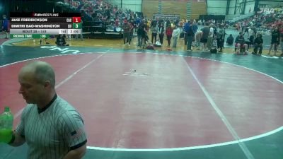 141 lbs Champ. Round 2 - Dimitri Bao-Washington, Quincy vs Jake Fredrickson, Carl Albert