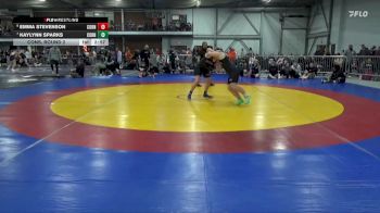160 lbs Cons. Round 2 - Kaylynn Sparks, Cornell College vs Emma Stevenson, Cornell College